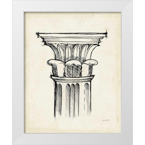 Museum Sketches VIII Off White White Modern Wood Framed Art Print by Tavoletti, Anne