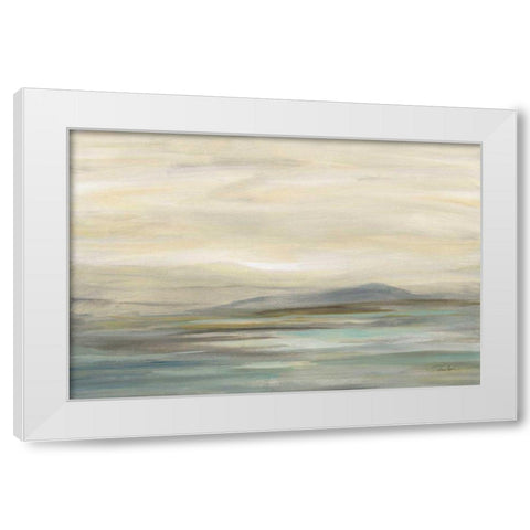 Morning Whisper White Modern Wood Framed Art Print by Vassileva, Silvia