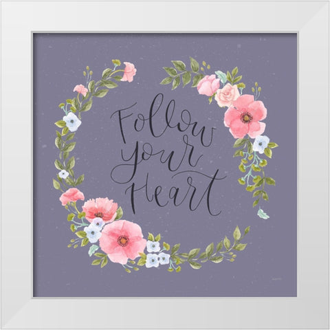 Cottage Nostalgia II Lilac White Modern Wood Framed Art Print by Jackson, Jenaya