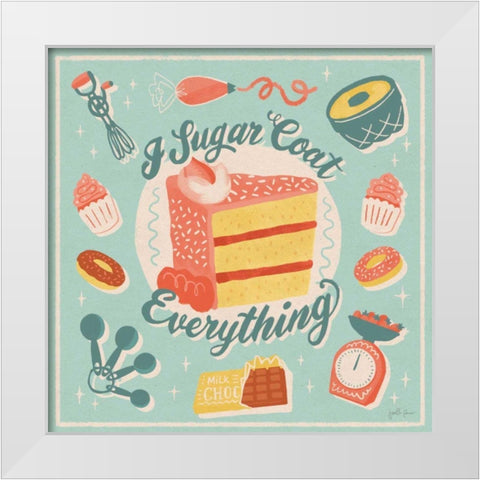 Fresh Baked II White Modern Wood Framed Art Print by Penner, Janelle