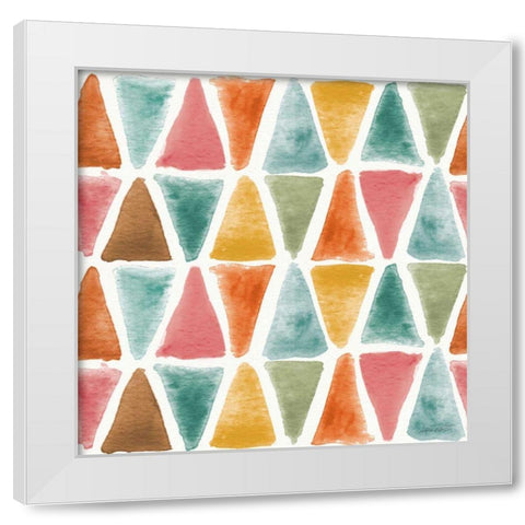 Girlfriends Pattern VII White Modern Wood Framed Art Print by Tavoletti, Anne