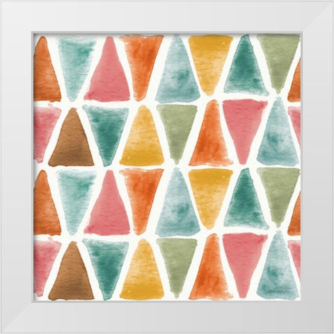 Girlfriends Pattern VII White Modern Wood Framed Art Print by Tavoletti, Anne