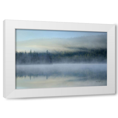 Redfish Lake Idaho White Modern Wood Framed Art Print by Majchrowicz, Alan