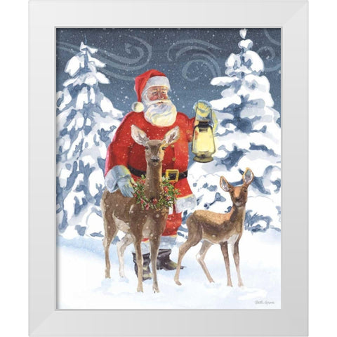 Santas List IV White Modern Wood Framed Art Print by Grove, Beth