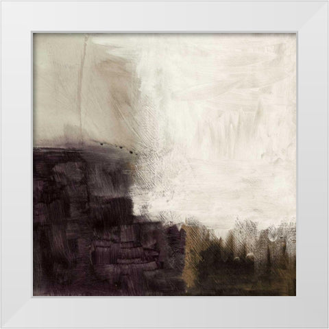 Geyser White Modern Wood Framed Art Print by Wild Apple Portfolio
