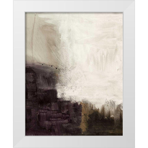 Geyser White Modern Wood Framed Art Print by Wild Apple Portfolio