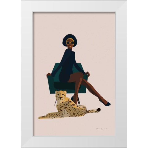 Wild Lounge II White Modern Wood Framed Art Print by Escalante, Omar