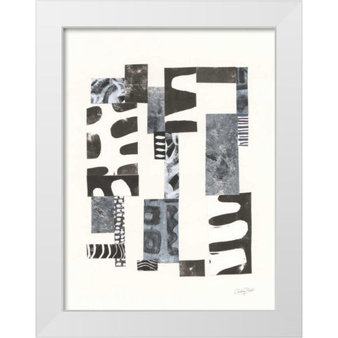 Overlap II White Modern Wood Framed Art Print by Prahl, Courtney