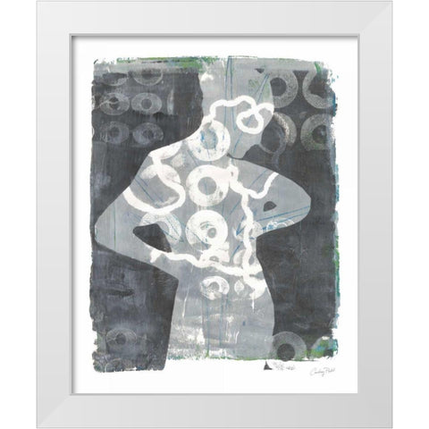 Contemplate I White Modern Wood Framed Art Print by Prahl, Courtney