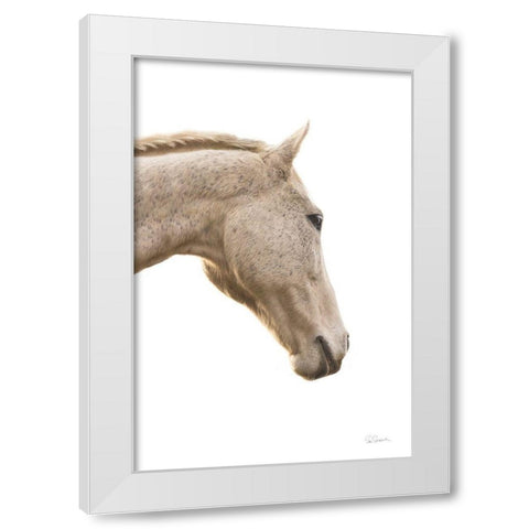A Horse Named Lady I White Modern Wood Framed Art Print by Schlabach, Sue