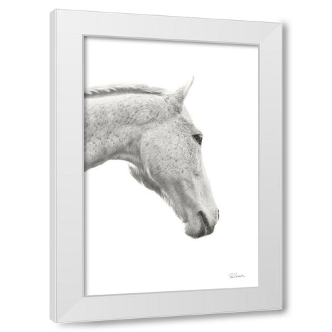 A Horse Named Lady I BW White Modern Wood Framed Art Print by Schlabach, Sue