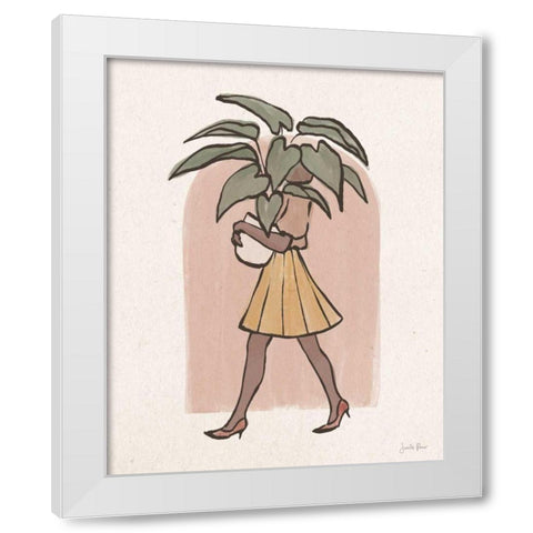 Plant Ladies II White Modern Wood Framed Art Print by Penner, Janelle