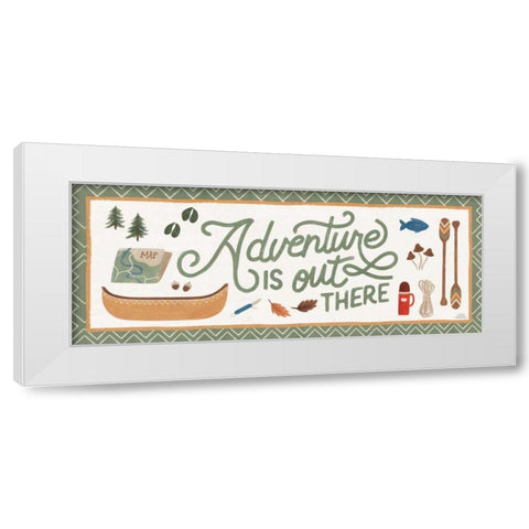 Take a Hike VIII White Modern Wood Framed Art Print by Marshall, Laura