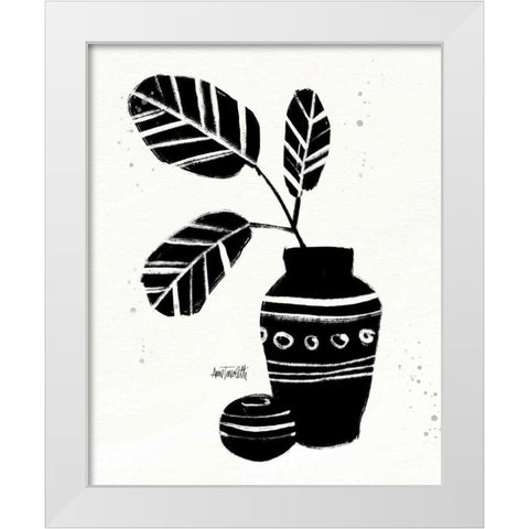 Botanical Sketches VIII White Modern Wood Framed Art Print by Tavoletti, Anne