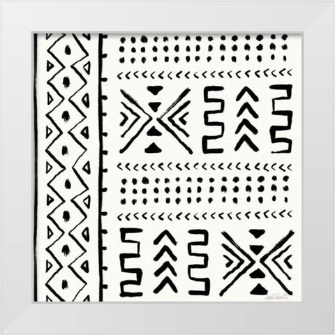 Botanical Sketches Pattern VIIA White Modern Wood Framed Art Print by Tavoletti, Anne