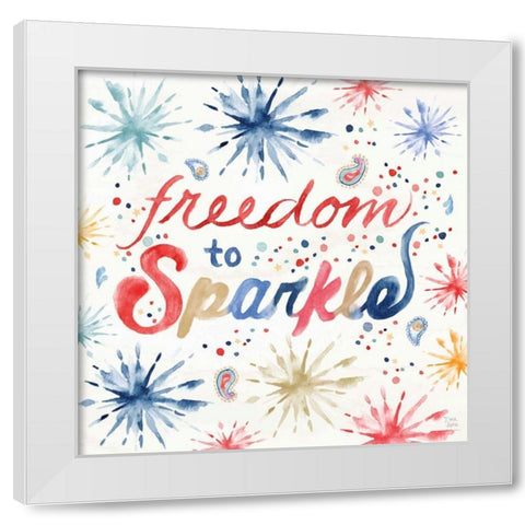 Oh My Stars VIII White Modern Wood Framed Art Print by June, Dina