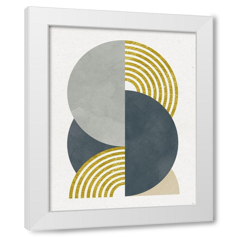 Deco Glam I White Modern Wood Framed Art Print by Hershey, Moira
