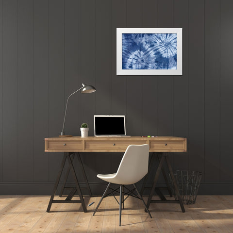 Shiboriscapes VII White Modern Wood Framed Art Print by Urban, Mary
