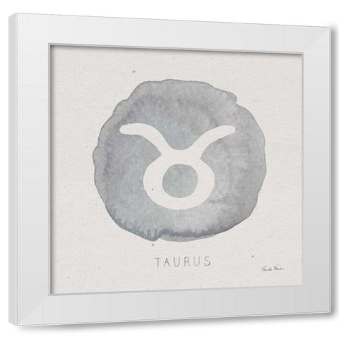 Mystic Zodiac II White Modern Wood Framed Art Print by Zaman, Farida
