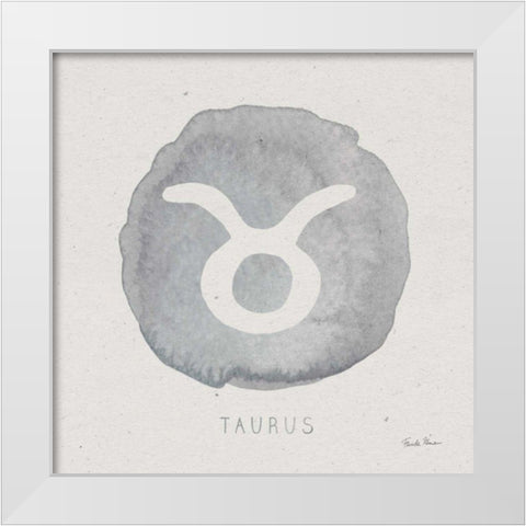 Mystic Zodiac II White Modern Wood Framed Art Print by Zaman, Farida