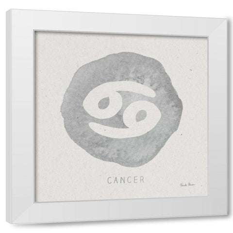 Mystic Zodiac IV White Modern Wood Framed Art Print by Zaman, Farida