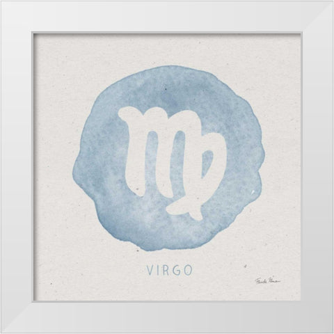 Mystic Zodiac VI White Modern Wood Framed Art Print by Zaman, Farida