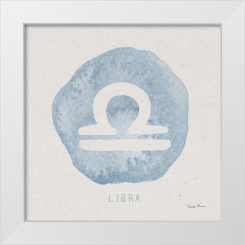 Mystic Zodiac VII White Modern Wood Framed Art Print by Zaman, Farida