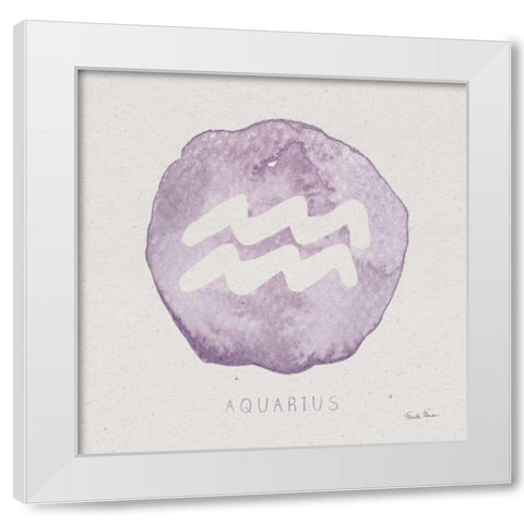 Mystic Zodiac XI White Modern Wood Framed Art Print by Zaman, Farida