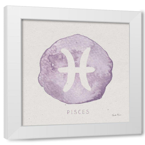 Mystic Zodiac XII White Modern Wood Framed Art Print by Zaman, Farida