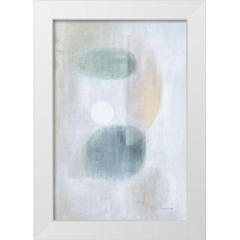 Obscurity I White Modern Wood Framed Art Print by Nai, Danhui