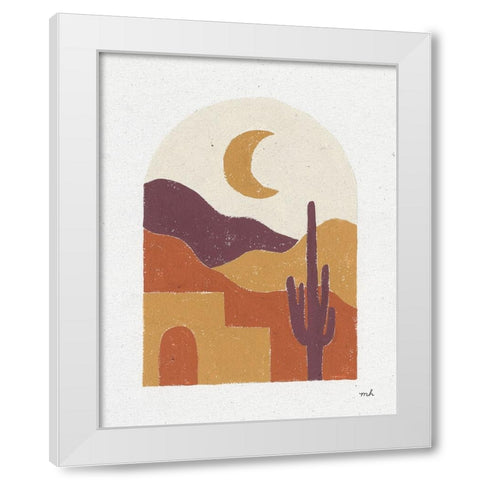Desert Window I White Modern Wood Framed Art Print by Hershey, Moira