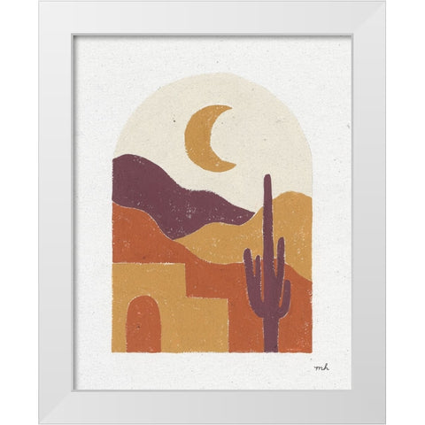 Desert Window I White Modern Wood Framed Art Print by Hershey, Moira