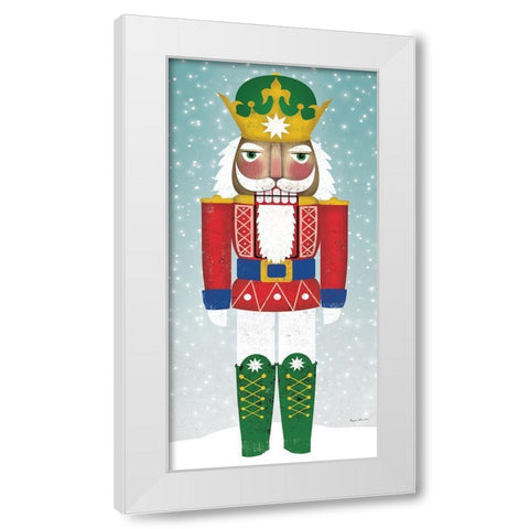 Joyful Nutcracker III White Modern Wood Framed Art Print by Fowler, Ryan