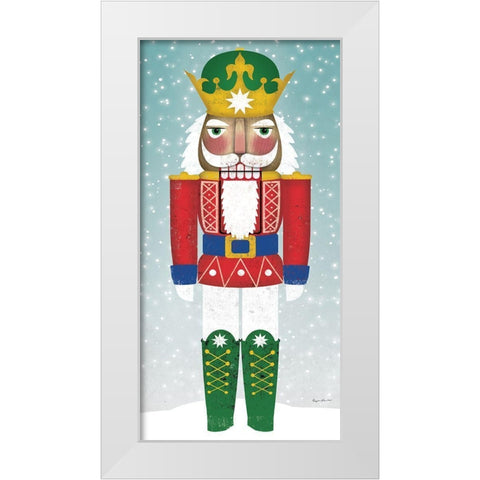Joyful Nutcracker III White Modern Wood Framed Art Print by Fowler, Ryan