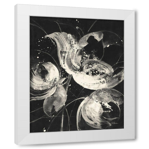 Bold II Dark Vertical White Modern Wood Framed Art Print by Hristova, Albena