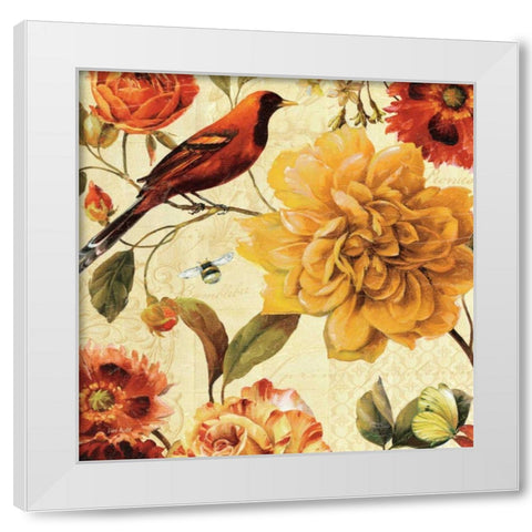 Rainbow Garden Spice II White Modern Wood Framed Art Print by Audit, Lisa