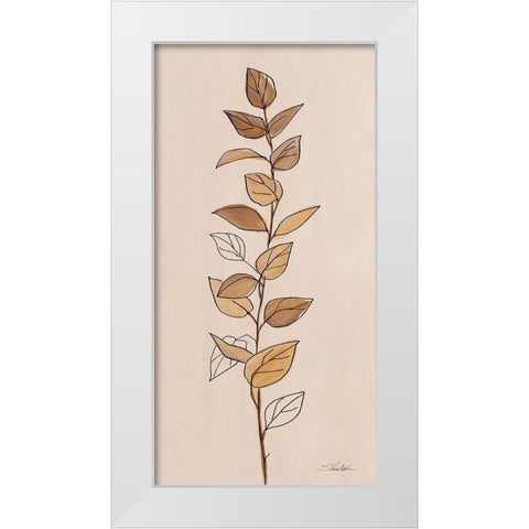 Farm Branch II White Modern Wood Framed Art Print by Vassileva, Silvia
