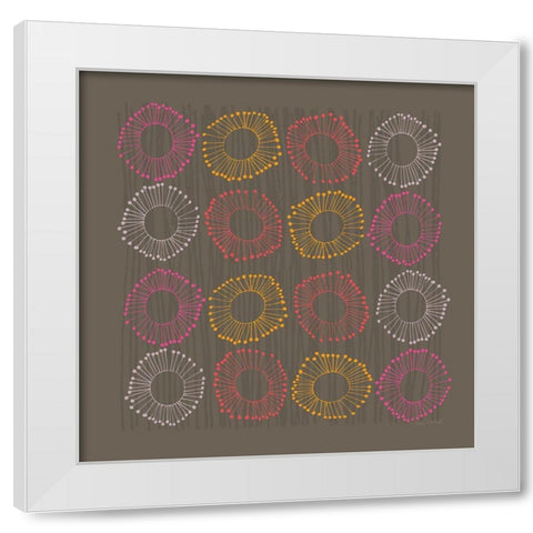 Main Street Twirled Rich White Modern Wood Framed Art Print by Warrick, Cheryl