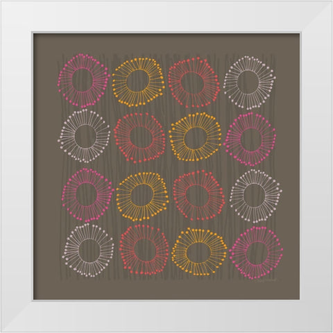 Main Street Twirled Rich White Modern Wood Framed Art Print by Warrick, Cheryl