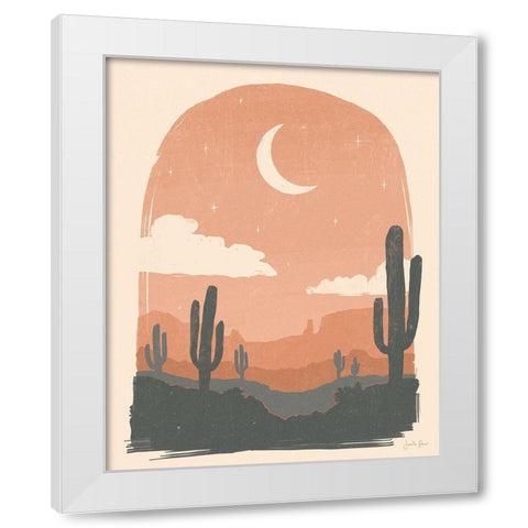 Desert II White Modern Wood Framed Art Print by Penner, Janelle