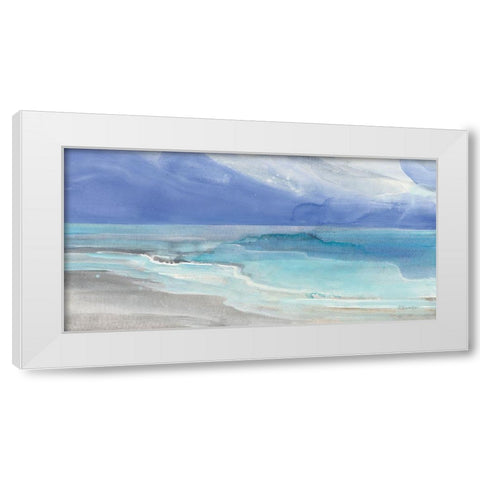 Grand View I White Modern Wood Framed Art Print by Hristova, Albena