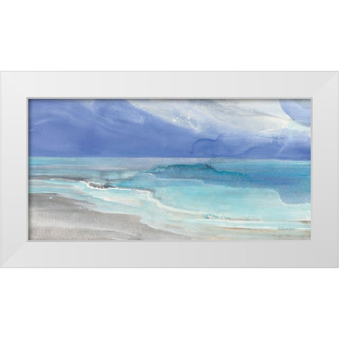 Grand View I White Modern Wood Framed Art Print by Hristova, Albena