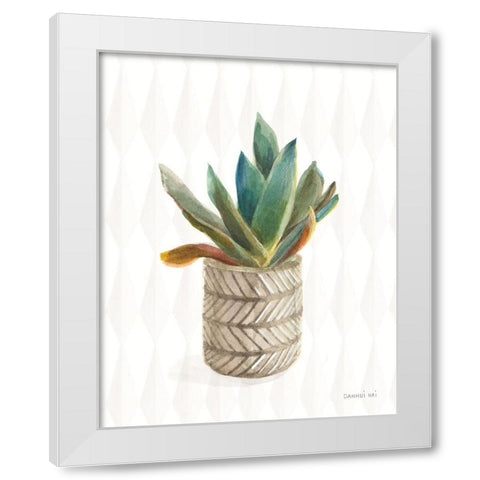 Desert Greenhouse XIII Subtle White Modern Wood Framed Art Print by Nai, Danhui