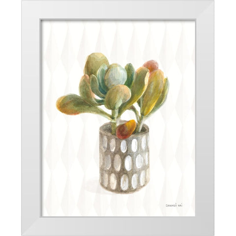 Desert Greenhouse XIV White Modern Wood Framed Art Print by Nai, Danhui