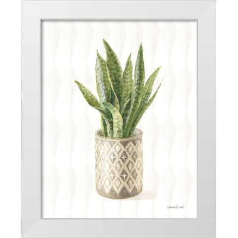 Desert Greenhouse XVI White Modern Wood Framed Art Print by Nai, Danhui