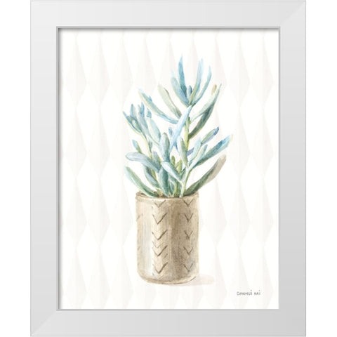Desert Greenhouse XVII White Modern Wood Framed Art Print by Nai, Danhui