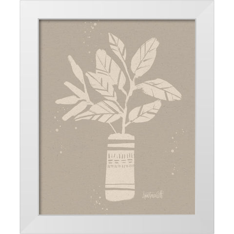 Dreamy Boho Botanical Sketches VI White Modern Wood Framed Art Print by Tavoletti, Anne