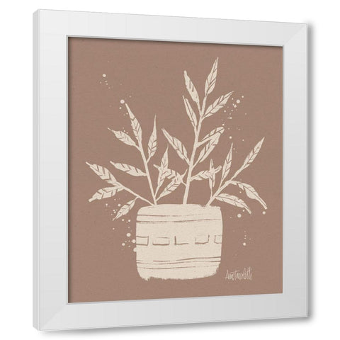 Dreamy Boho Botanical Sketches IX White Modern Wood Framed Art Print by Tavoletti, Anne