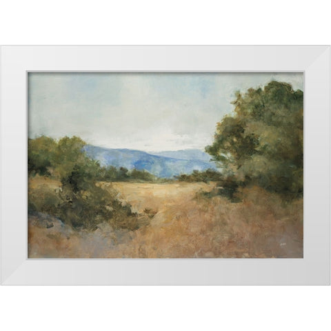 August Fields White Modern Wood Framed Art Print by Purinton, Julia