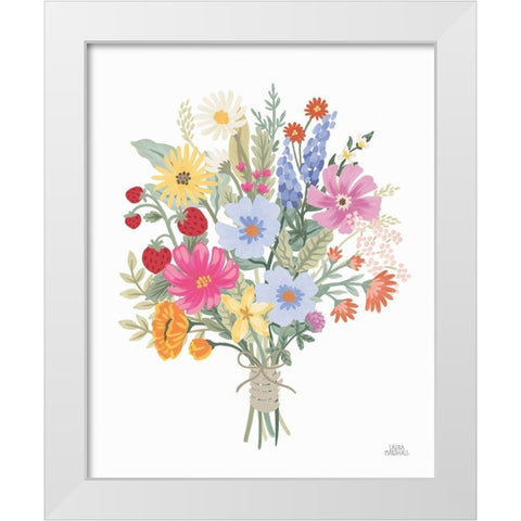 Wild Meadow IV White Modern Wood Framed Art Print by Marshall, Laura